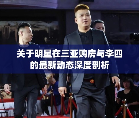 关于明星在三亚购房与李四的最新动态深度剖析