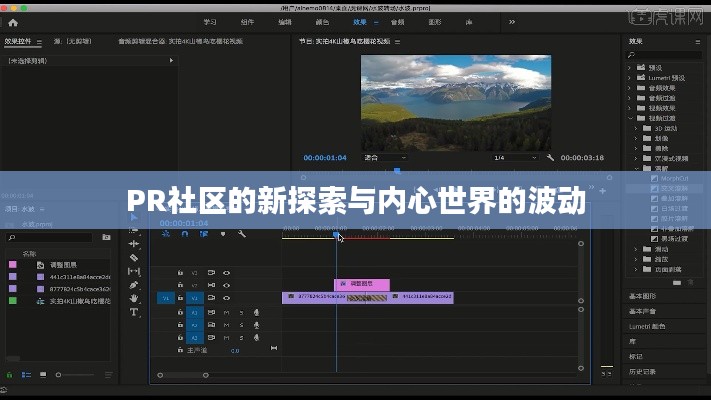 PR社区的新探索与内心世界的波动