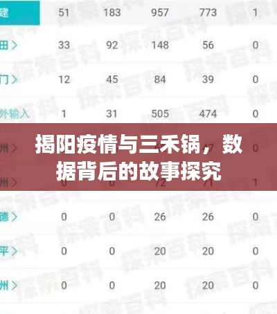 揭阳疫情与三禾锅，数据背后的故事探究
