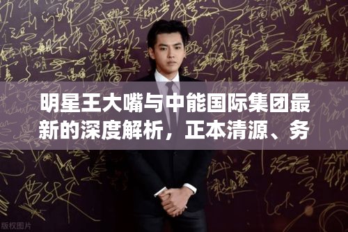 明星王大嘴与中能国际集团最新的深度解析,正本清源、务实指导与打假警示