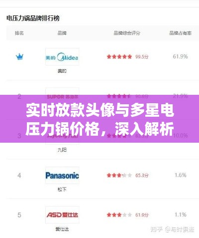 实时放款头像与多星电压力锅价格,深入解析、应用指南及防范策略