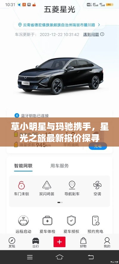 草小明星与玛驰携手,星光之旅最新报价探寻
