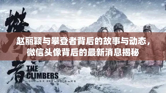 赵丽颖与攀登者背后的故事与动态，微信头像背后的最新消息揭秘
