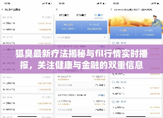 狐臭最新疗法揭秘与fil行情实时播报,关注健康与金融的双重信息