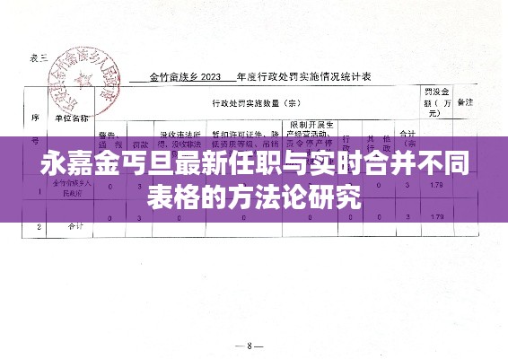 永嘉金丐旦最新任职与实时合并不同表格的方法论研究