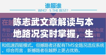 陈志武文章解读与本地路况实时掌握,生活更便捷高效