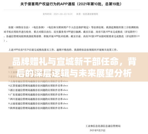 品牌赠礼与宣城新干部任命，背后的深层逻辑与未来展望分析