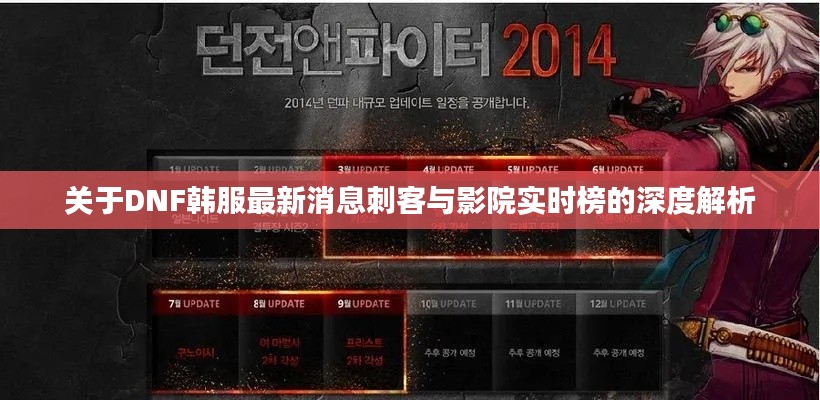 关于DNF韩服最新消息刺客与影院实时榜的深度解析