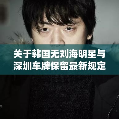 关于韩国无刘海明星与深圳车牌保留最新规定的探讨