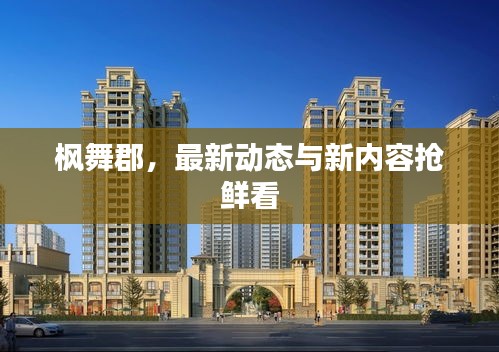 枫舞郡，最新动态与新内容抢鲜看