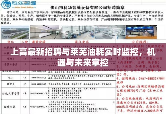 上高最新招聘与莱芜油耗实时监控，机遇与未来掌控