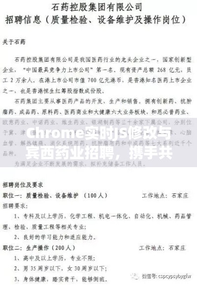 Chrome实时JS修改与宾西药业招聘，携手共创行业未来，掌握前沿技术