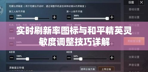 实时刷新率图标与和平精英灵敏度调整技巧详解