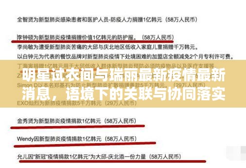 明星试衣间与瑞丽最新疫情最新消息，语境下的关联与协同落实建议