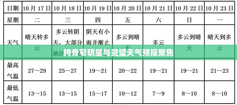 胯骨窄明星与灵璧天气预报聚焦