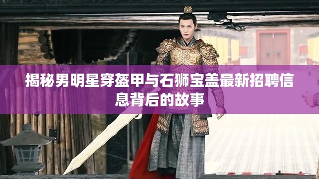 揭秘男明星穿盔甲与石狮宝盖最新招聘信息背后的故事