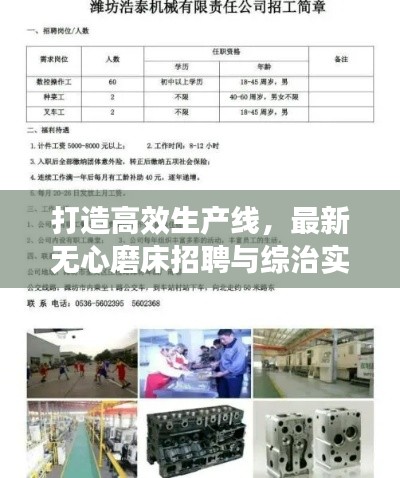 打造高效生产线，最新无心磨床招聘与综治实时调度的重要性