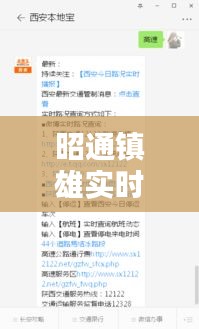 昭通镇雄实时路况与海岩最新动态播报