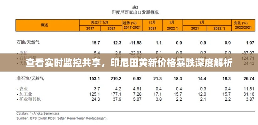 查看实时监控共享,印尼田黄新价格暴跌深度解析