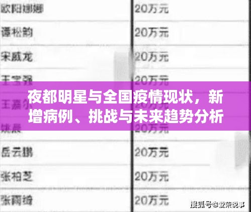 夜都明星与全国疫情现状,新增病例、挑战与未来趋势分析