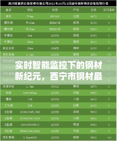 实时智能监控下的钢材新纪元，西宁市钢材最新价格与全文检测解析，便捷科技引领品质生活