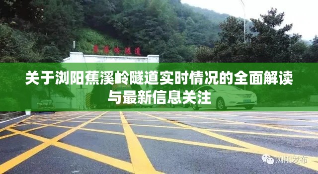 关于浏阳蕉溪岭隧道实时情况的全面解读与最新信息关注