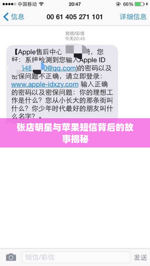 张店明星与苹果短信背后的故事揭秘