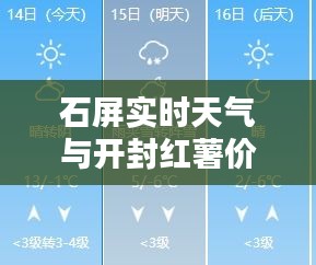 石屏实时天气与开封红薯价格揭秘，一键点击，信息全掌握！