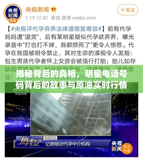 揭秘背后的真相，明星电话号码背后的故事与原油实时行情探讨