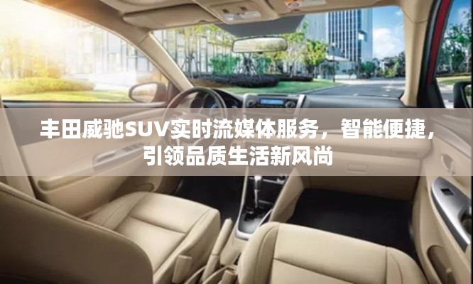 丰田威驰SUV实时流媒体服务，智能便捷，引领品质生活新风尚