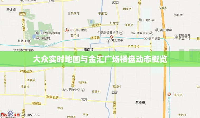 大众实时地图与金汇广场楼盘动态概览