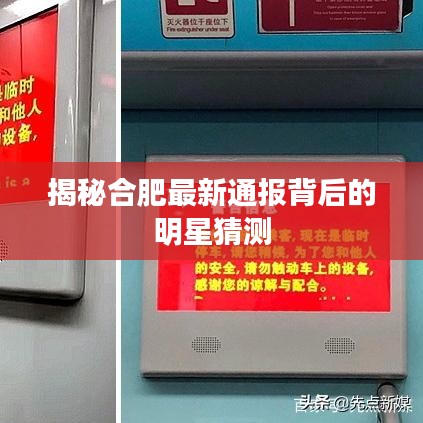 揭秘合肥最新通报背后的明星猜测